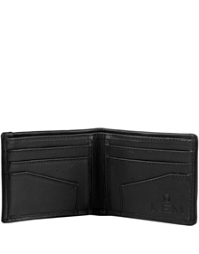 Wallet in Nytech® ballistic material with leather trimming MEN'S LABEL