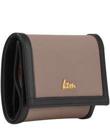 Wallet in synthetic Riva material with leather trimming VIEW ALL