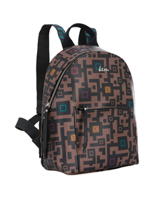 Backpack in Enigma One synthetic material with leather trimming VIEW ALL
