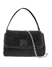 Τop handle bag in Fluffy leather VIEW ALL
