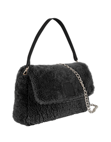 Τop handle bag in Fluffy leather VIEW ALL