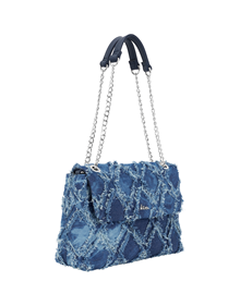 Shoulder bag in Jean synthetic material VIEW ALL