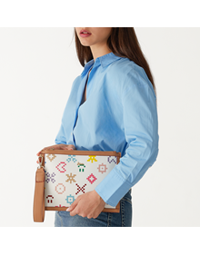 Clutch bag in Candy synthetic material VIEW ALL