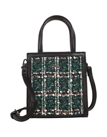 Top handle bag in Boucle synthetic material VIEW ALL