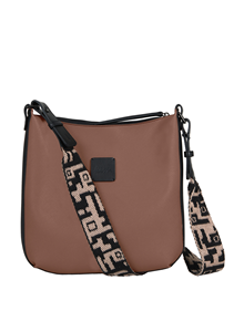 Crossbody bag in Riva synthetic material with leather trimming VIEW ALL