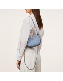 Shoulder bag in Denim synthetic material VIEW ALL