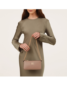 Cleo shoulder bag in  Capri leather VIEW ALL