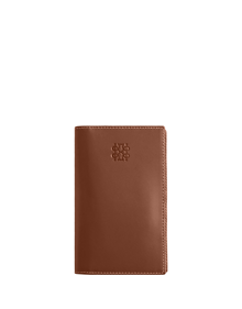 Leather travel wallet HOME