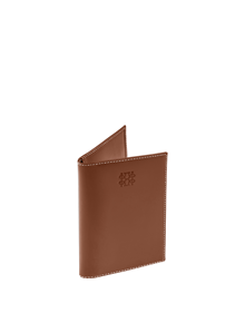 Leather travel wallet HOME